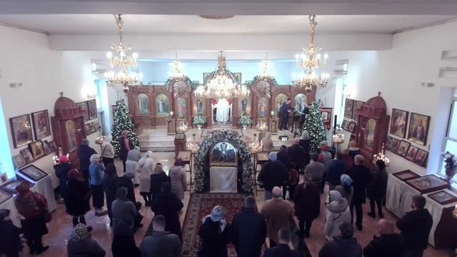 Литургия Свт. Васи́лия Великого - "Обрезание Господне" смотреть онлайн