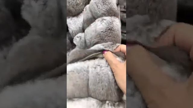 Шуба из меха Бобрика/Кролик Рекс. смотреть онлайн