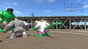 HULK Transformation in Lego Marvel SuperHeroes Game - GIANT Hulk Epic Battle