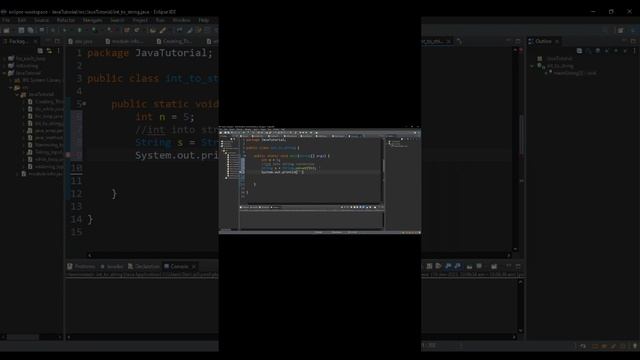 Int to String java conversion | Java Tutorial смотреть онлайн