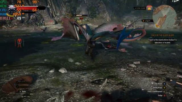 Witcher 3 on a £25 Gtx 670 1080p medium preset смотреть онлайн