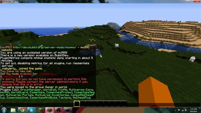 Bukkit Server part 3 - Adding Plugins смотреть онлайн
