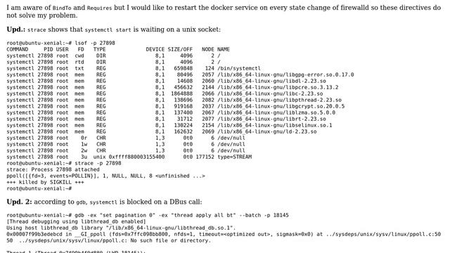 DevOps & SysAdmins: ExecStartPost in a systemd unit file does not start docker service смотреть онлайн