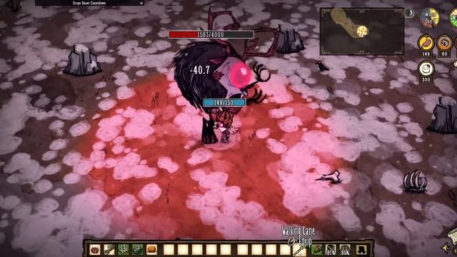 Don't Starve Together / solo fight deerclops w/Wendy смотреть онлайн