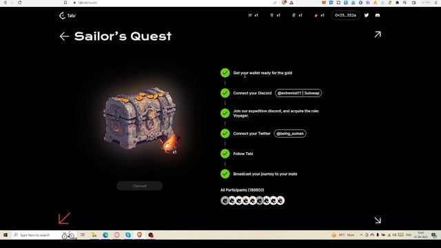 Tabi NFT - Complete Quests for FREE NFTs | Spend less than 1 $ || Huge Like BLUR смотреть онлайн