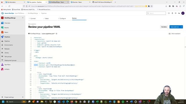 Mastering Azure DevOps: Multi-Repository Checkout and File Merging смотреть онлайн