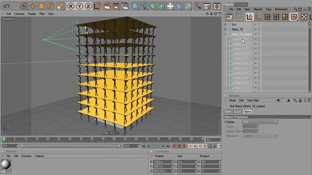 Cinema4D XPresso: Data, Hierarchy, Object Index. Part 2 смотреть онлайн