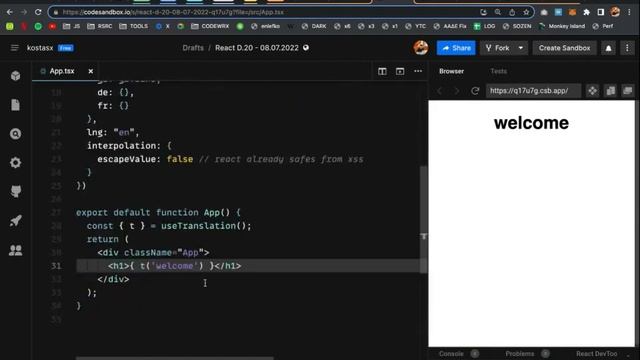 Πολυγλωσσικά React Apps με το react-i18next framework (μέρος 1/3) смотреть онлайн