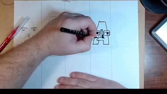 Draw Alphabet Lore, letter A how to draw Alphabet Lore MEMES Clip 3 (2) смотреть онлайн