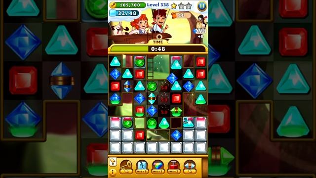 Jewel Mania level 338 смотреть онлайн