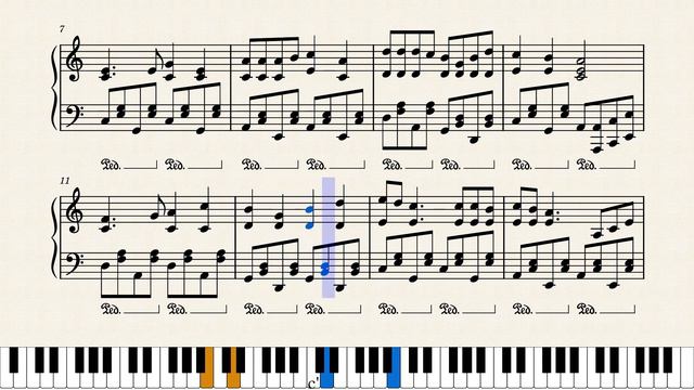 Gennady Gladkov - The Bremen Town Musicians' Song - Piano смотреть онлайн