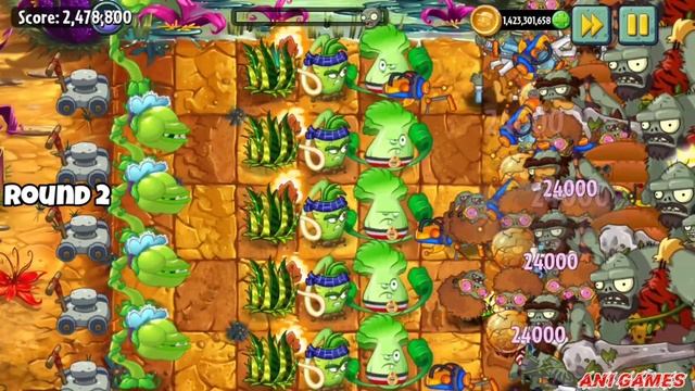 4 Team Plant PEA vs MAGIC vs BOXING vs POISON - Who Will Win? - Pvz 2 Battlez смотреть онлайн