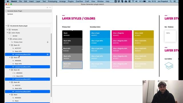 my Favorite sketch plugins#2 Styles Generator Plugin смотреть онлайн