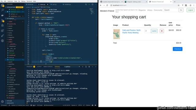 Building online shop with Django and Wagtail CMS (pt. 5) смотреть онлайн