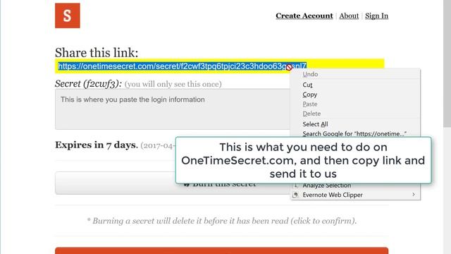 How To Use OneTimeSecret.com смотреть онлайн