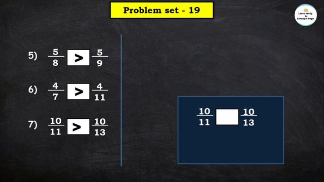 Problem set 19 | Fractions | Chapter 5 | 5th standard | Maths смотреть онлайн