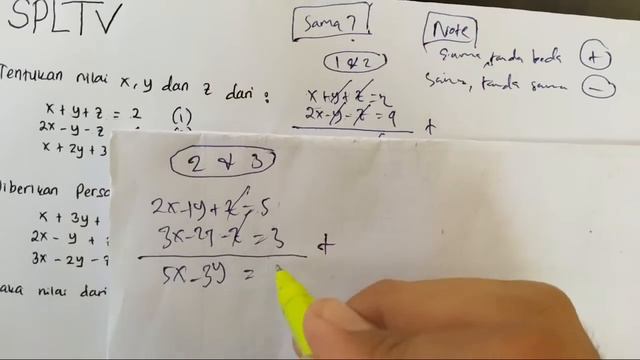 TRIK MEMAHAMI PERSAMAAN LINEAR TIGA VARIABEL‼️ смотреть онлайн
