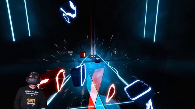 САМЫЙ СЛОЖНЫЙ РЕМИКС НА EXPERT+ ! - Beat Saber - HTC Vive VR смотреть онлайн