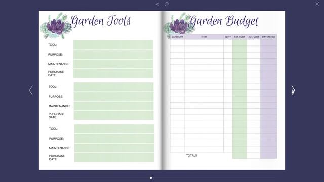 Garden Planner Templates From PlanningAddicts.com