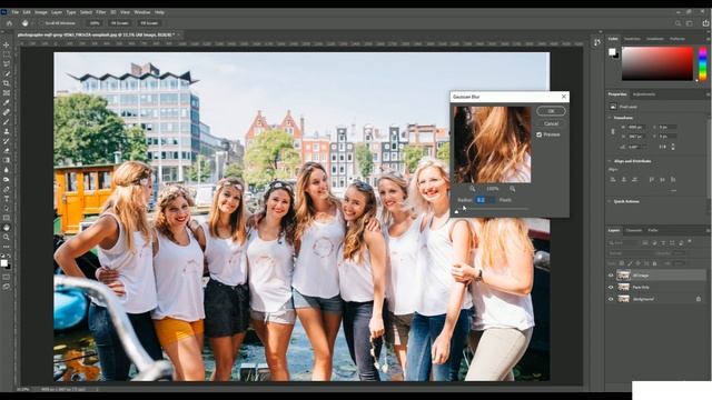 PHOTOSHOP  Blur And Filters, PART 24  Image Blur