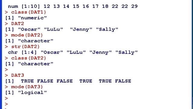 R Tutorial : Mode, Structure and Class смотреть онлайн