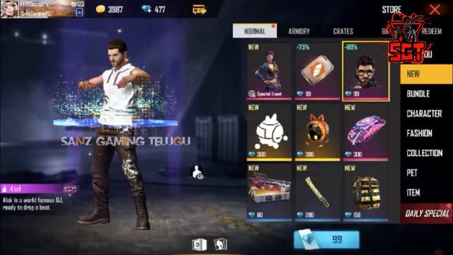 ALOK @ 99💎 ONLY ON INDONESIA REGION | Sanz Gaming Telugu | SGT смотреть онлайн