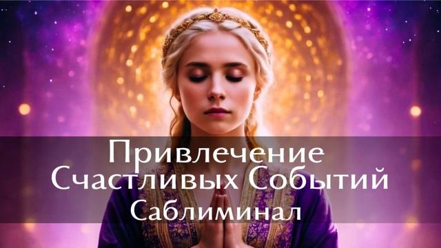 Саблиминал на Привлечение Счастливых Событий ?? #саблиминалнасчастье #удача смотреть онлайн
