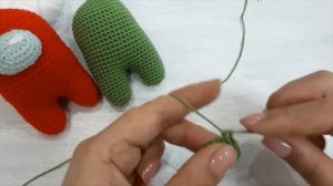 AMONG US / Амонг Ас вяжем игрушку крючком / очень легкая игрушка