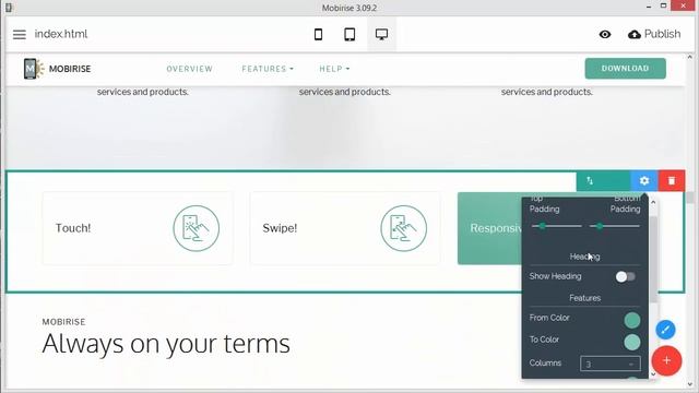 DirectM - bootstrap 4 template by the Mobirise team смотреть онлайн