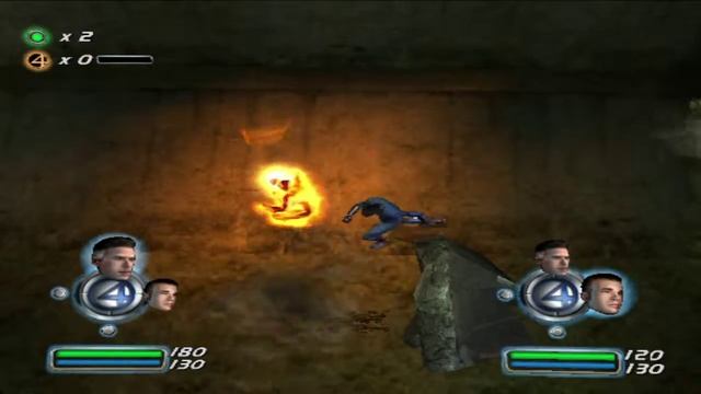 Fantastic Four (PS2 2005) - Часть 10 - Moleman's Lair / В коопе с Ванзиком смотреть онлайн