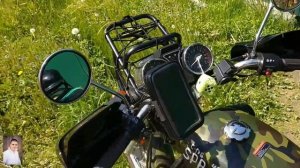 Прицеп для мопеда Альфа. Мопед Альфа.