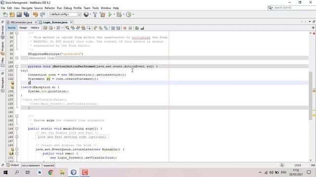 إختبار الإتصال بقاعدة البيانات Test DB connection java JDBC with MS Access смотреть онлайн