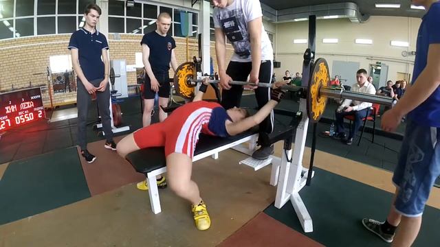 Жим лёжа - Девушки [все ВК] + Юноши [все ВК] смотреть онлайн