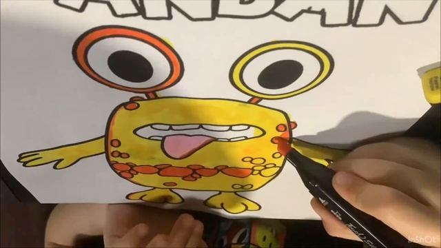 Рисуем новых монстров с игры Garten of Banban 3 смотреть онлайн