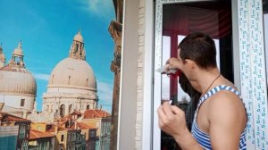 Как снять старую пленку с пластиковых окон