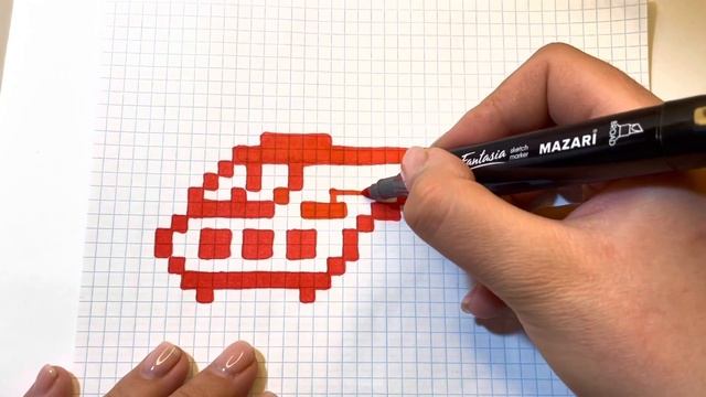 Как нарисовать вертолёт по клеточкам смотреть онлайн