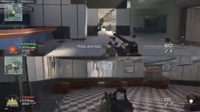 Call of Duty: Modern Warfare 2 - Splitscreen Multiplayer with Commentary смотреть онлайн