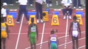 Carl  Lewis 100m Semi Finals  of  the  World  Championship  in  Tokyo  91.