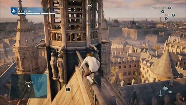 ASSASSINS CREED UNITY salto de fe смотреть онлайн