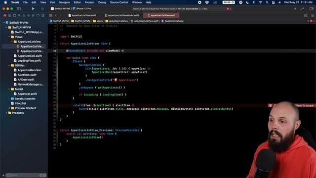 SwiftUI - Intro to MVVM | Example Refactor | Model View ViewModel смотреть онлайн
