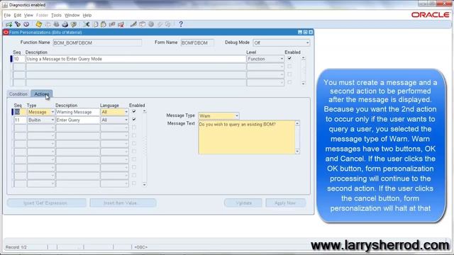 SYS Using a Built-in to start a form in Query Mode, Oracle Applications Training смотреть онлайн