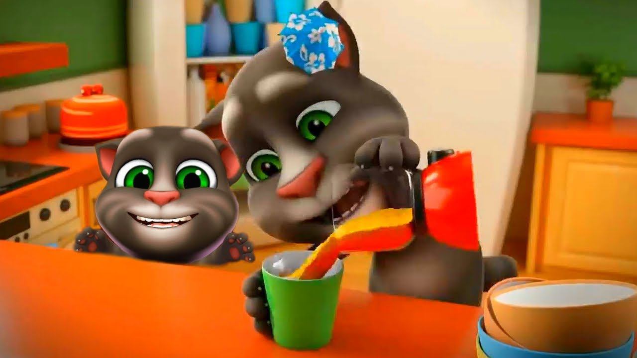 Мой Говорящий Том 2 #10 друзья Анджела Ухаживаем за питомцем #Том_2 #Том смотреть онлайн