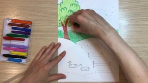 Рисунок природы. Рисунок лето. Как нарисовать лето Удивительный мир рисунок  пейзажа Рисунок деревн