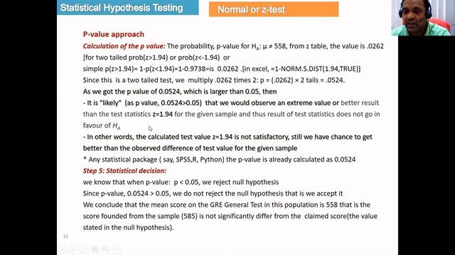 2 2 z test onesample Mean 2 example смотреть онлайн