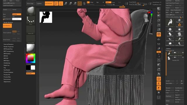 How I 3D Printed my model using ZBrush, 3ds Max, and Elegoo Mars 2 Pro - Watch the Process! Part 2 смотреть онлайн