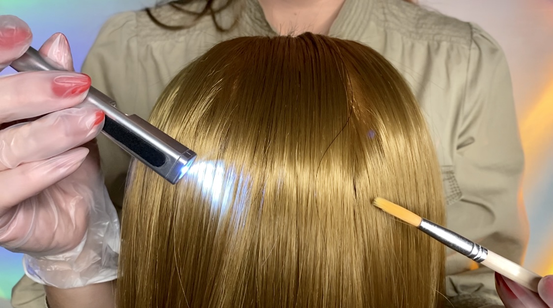 АСМР Детальный осмотр кожи головы и волос • Трейсинг • РАССЛАБЛЯЙСЯ И ЗАСЫПАЙ! ASMR Scalp exam смотреть онлайн