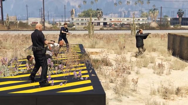 GTA 5 ONLINE : COPS VS GANG (WHO WILL WIN?)
