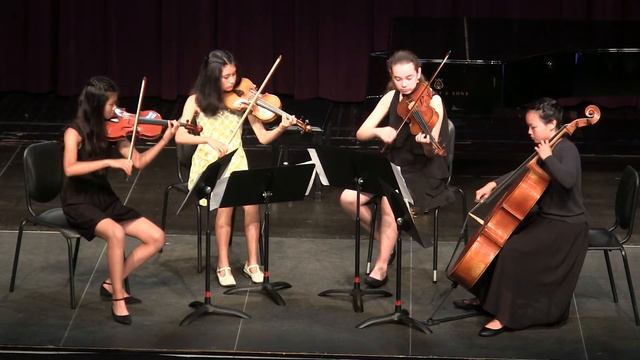 Capriccio & Fugue by Mendelssohn - Middle School Quartet смотреть онлайн