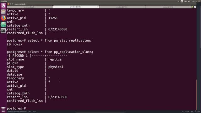 PostgreSQL Replication Monitoring смотреть онлайн