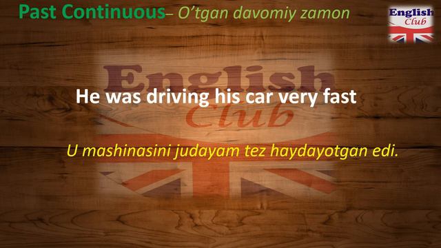 O'TGAN DAVOMIY ZAMONNI TINGLAB O'RGANING 30TA MISOL GAPLAR Past Continuous tense inglizcha o'rganis смотреть онлайн